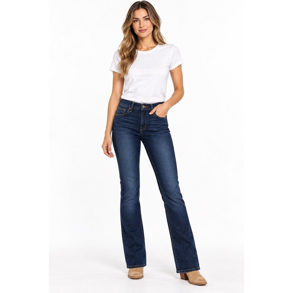 Levi’s Classic Bootcut Women’s Jeans Size 2 Dark Wash Mid Rise 32” Inseam D